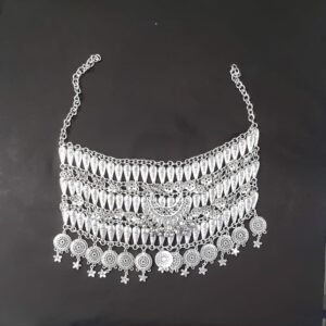طوق رقبة خناق فضي