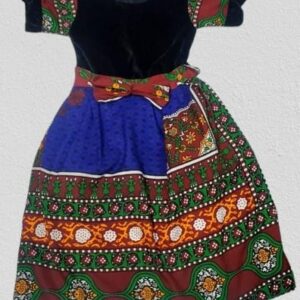 فستان بناتي من قماش الستارة(6-10سنوات)